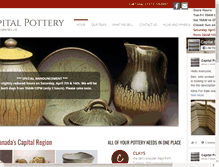 Tablet Screenshot of capitalpotterysupplies.com